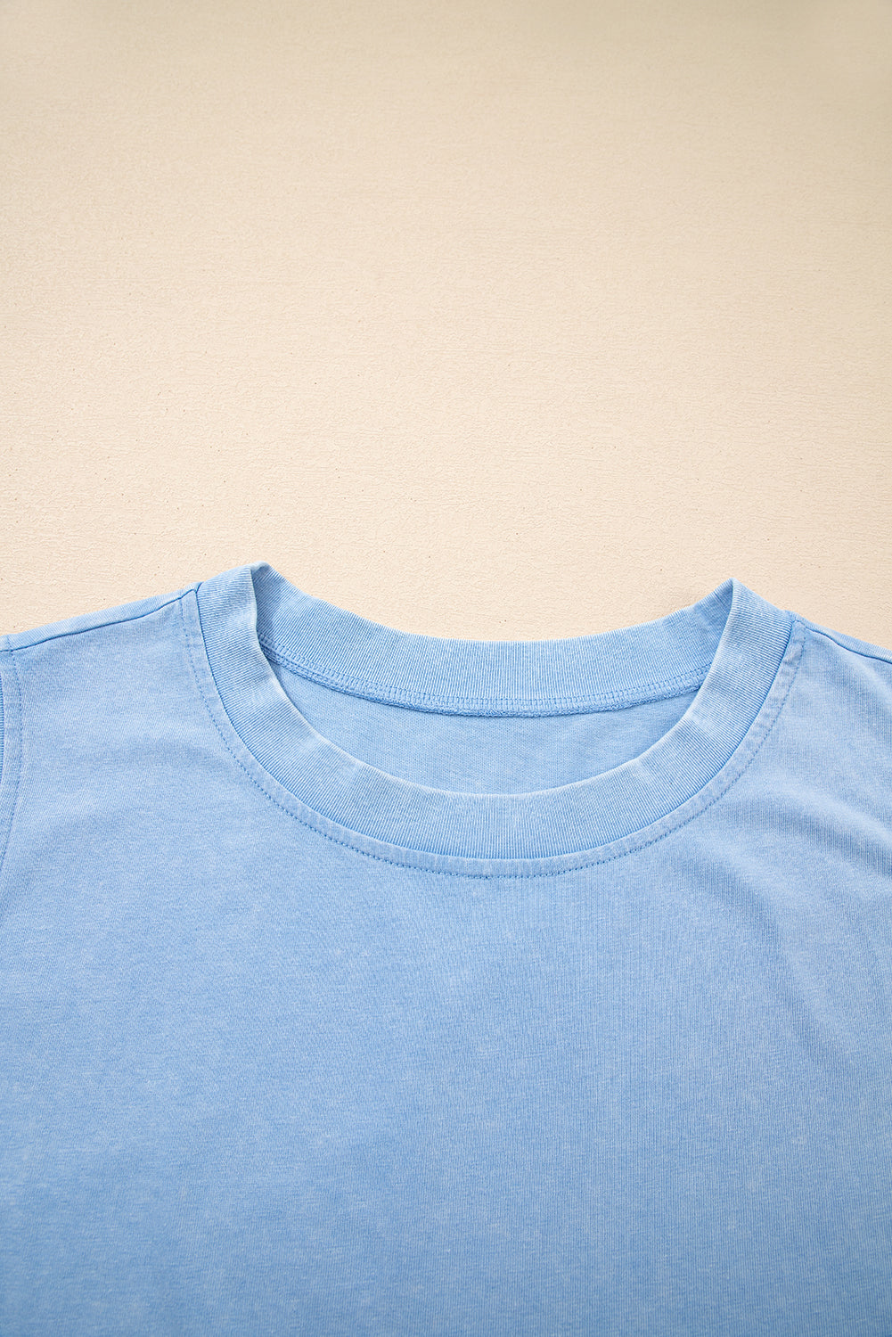2 Pieces Mineral Wash Cotton Tank Top & Skort Set