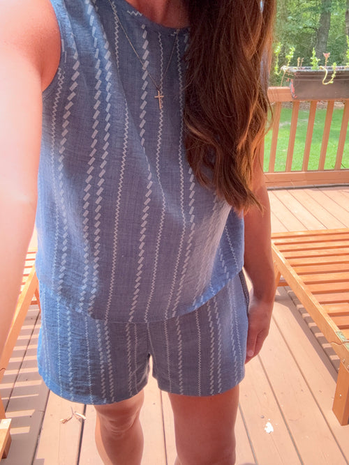 In The Blue Tank Set